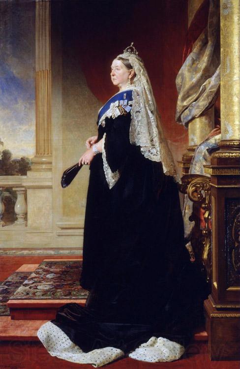 Heinrich von Angeli Queen Victoria (Empress of India) (mk25) Spain oil painting art